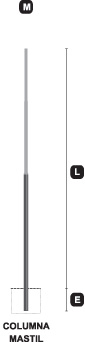 columna mastil