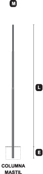 columna mastil
