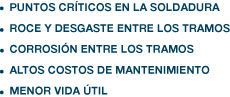 problemas en columnas soldadas